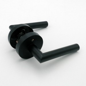 R7505 ajtófogantyúk fekete, adatvédelmi ajtó kar belső terek hálószoba fürdőszobához, kortárs vékony, modern dizájn,nagy teherbírású ajtó karokkal